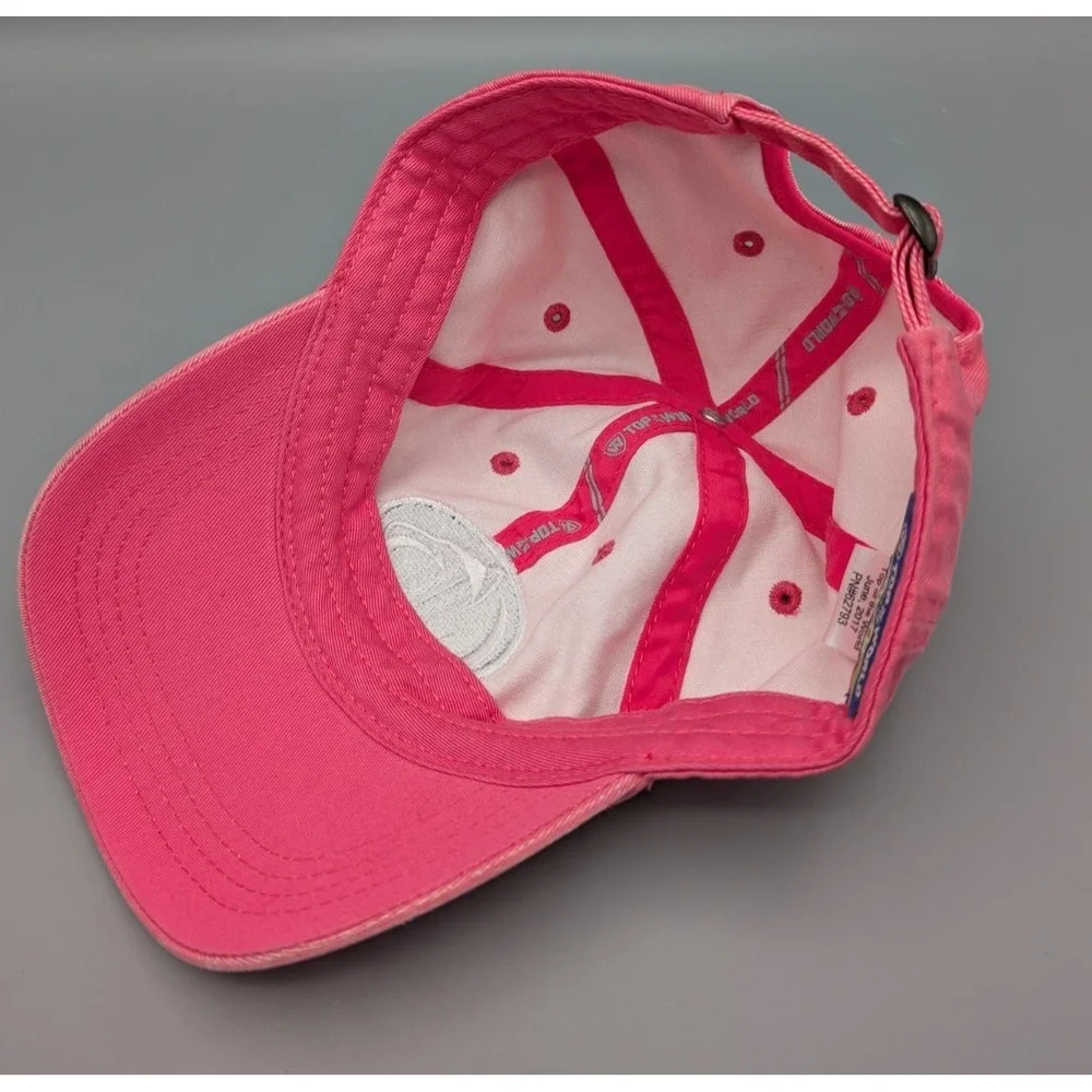 Top Of The World Penn State Hat Nittany Lions Strapback Pink Youth Cap